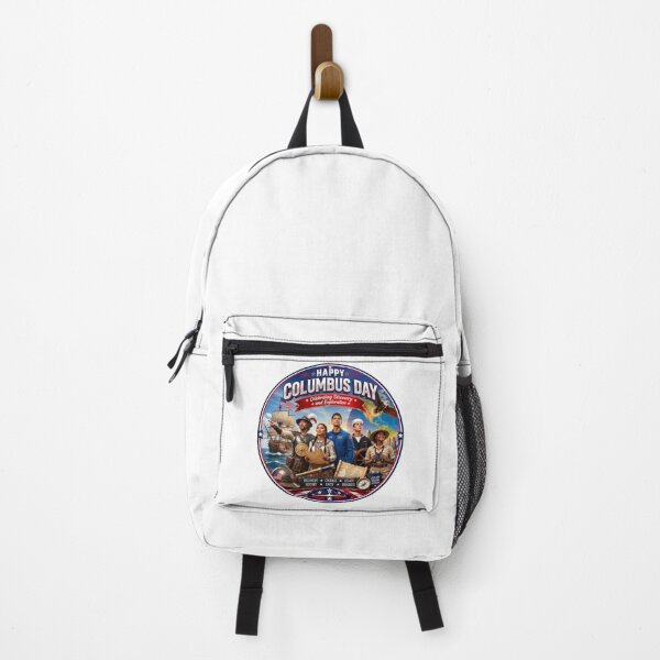 Item preview, Happy Columbus Day - Celebrating Discovery and Exploration designed and sold by Nela-&-Lena.