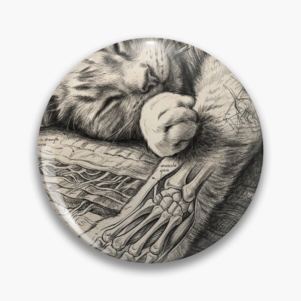 Item preview, Cat styled in the Da Vinci style designed and sold by StraytoArt.