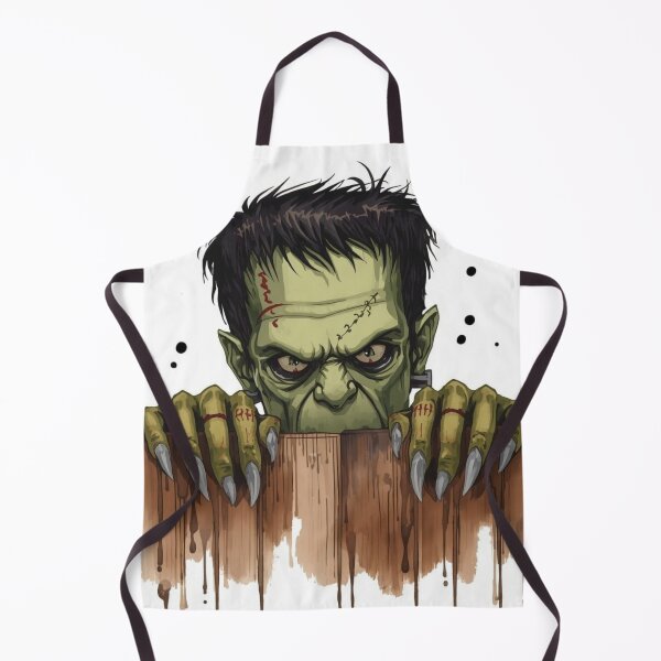 Item preview, Scary Frankenstein Monster Breaking Through Wall designed and sold by bakosshops.
