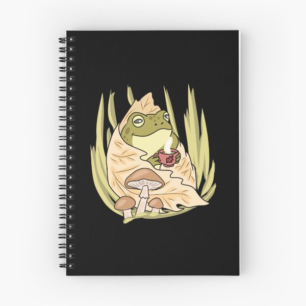 Item preview, Frog Coffee Cozy Autumn Leaf Blanket Cottagecore Mushroom Cute designed and sold by LeshanArt.