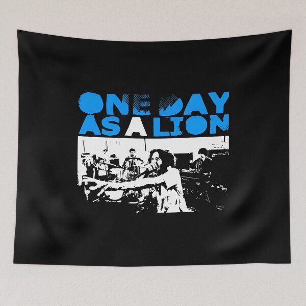 Item preview, One Day As A Lion Band  designed and sold by FANART ⭐ ⭐ ⭐ ⭐ ⭐.