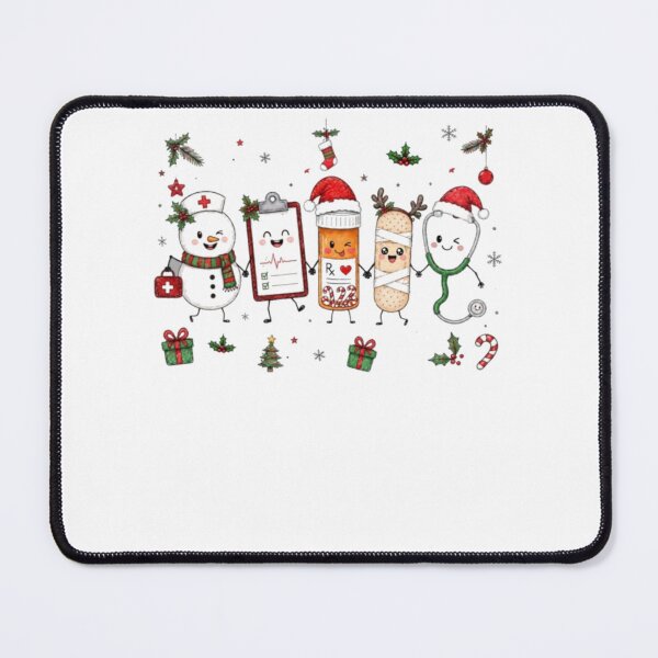 Item preview, Christmas Nurse Medical Team Holiday Characters designed and sold by ghanagjkiyf.