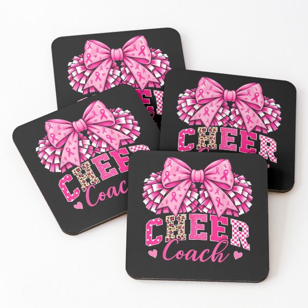 Item preview, Football Cheer Coach Pink Ribbon Breast Cancer Awareness  designed and sold by ArtByimamS.