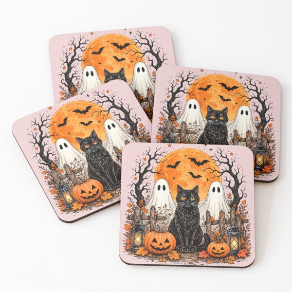 Item preview, Black Cat & Pumpkins Boxy designed and sold by nasr-say.