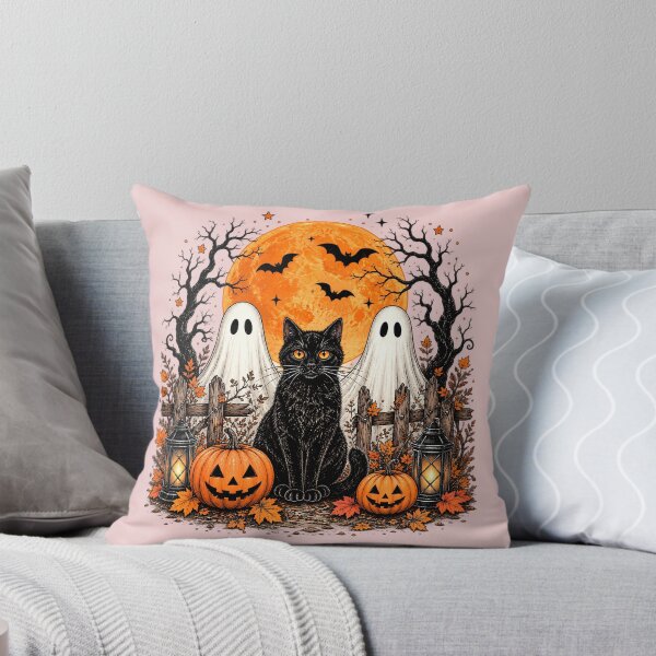 Item preview, Black Cat & Pumpkins Boxy designed and sold by nasr-say.