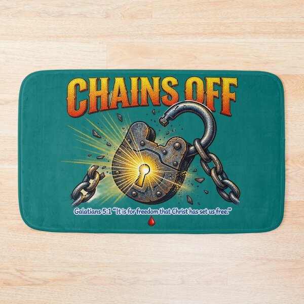 Item preview, Chains Off Galatians 5:1 Christian Freedom Art designed and sold by Francisbb.