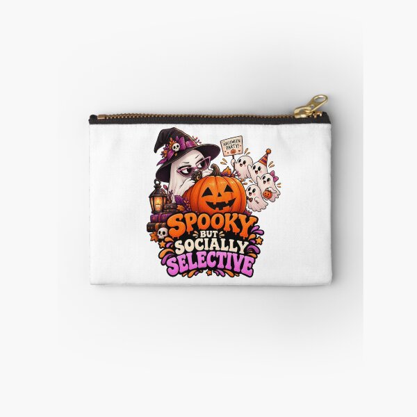 Item preview, Spooky But Socially Selective Halloween Ghost Shirt | Funny Introvert Halloween Design designed and sold by Pixanova.