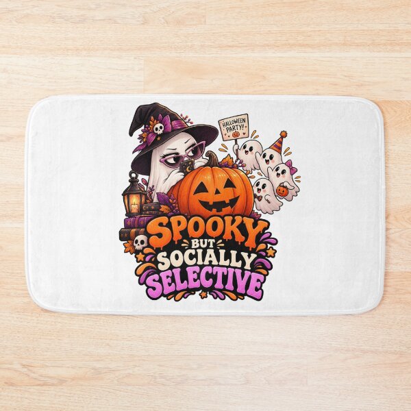 Item preview, Spooky But Socially Selective Halloween Ghost Shirt | Funny Introvert Halloween Design designed and sold by Pixanova.