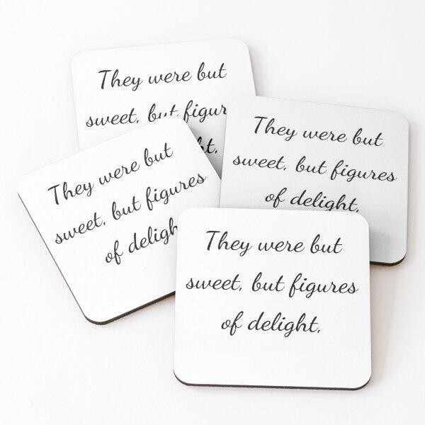 Item preview, “They were but sweet, but figures of delight,” - handwriting black designed and sold by ariksworld.