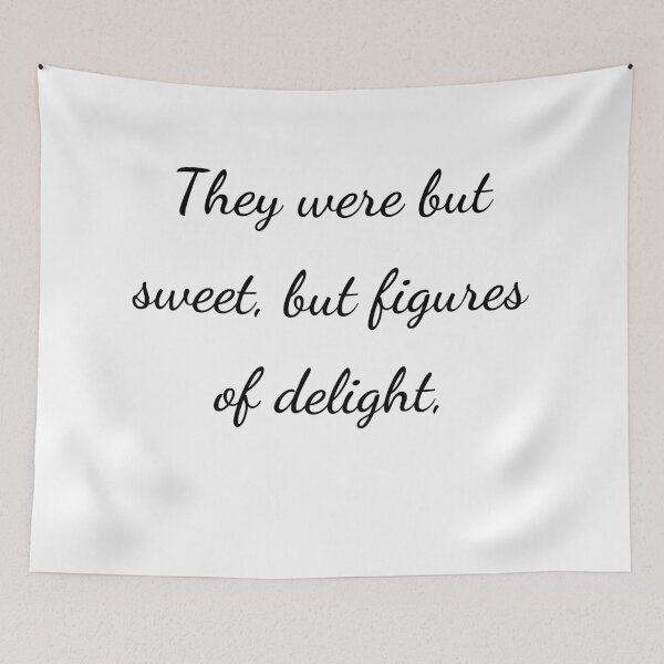 Item preview, “They were but sweet, but figures of delight,” - handwriting black designed and sold by ariksworld.
