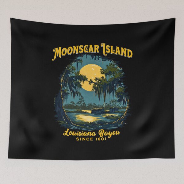 Item preview, Moonscar Island Halloween Retro Cartoon Vintage 90s designed and sold by BasseAlexDes.