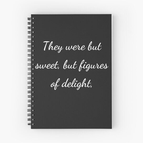 Item preview, “They were but sweet, but figures of delight,” - handwriting white designed and sold by ariksworld.
