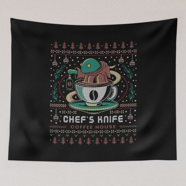 Item preview, Chefs Knife Coffee Ugly Sweater designed and sold by Lagelantee.