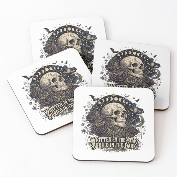 Item preview, Written in the Stars Celestial Gothic Skull Art designed and sold by SedaMythica.