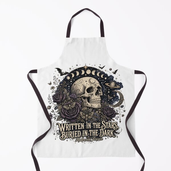 Item preview, Written in the Stars Celestial Gothic Skull Art designed and sold by SedaMythica.