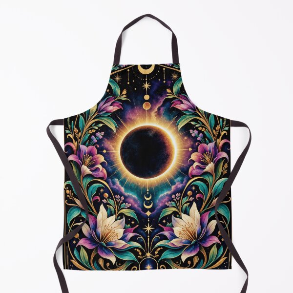 Item preview, Celestial Eclipse Botanical Moon Garden designed and sold by PrintBreeze.