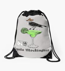 Tequila Mockingbird Drawstring Bag