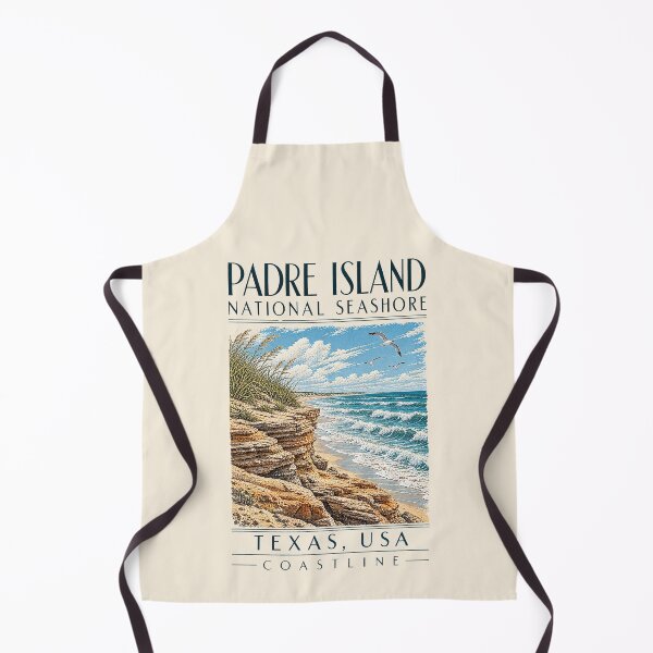 Item preview, Padre Island National Seashore, Texas, USA [Vintage Illustration] designed and sold by elektronen.