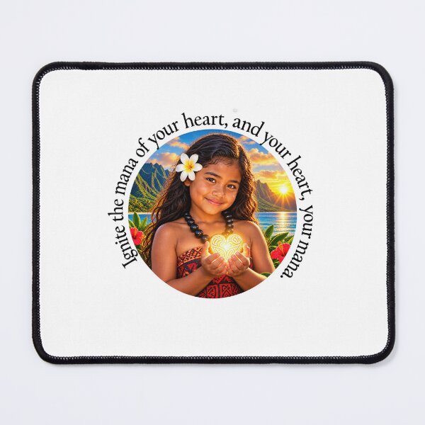 Item preview, Maori Power Chiasmus Proverb - Ignite the mana of your heart | Island Wisdom Art designed and sold by ShakaLife.org.