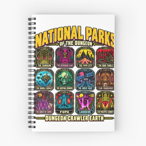 Item preview, National Parks of the Dungeon Crawler Earth designed and sold by Ansitalo.