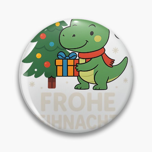 Item preview, Merry Christmas Dino with Santa hat designed and sold by niedi18.