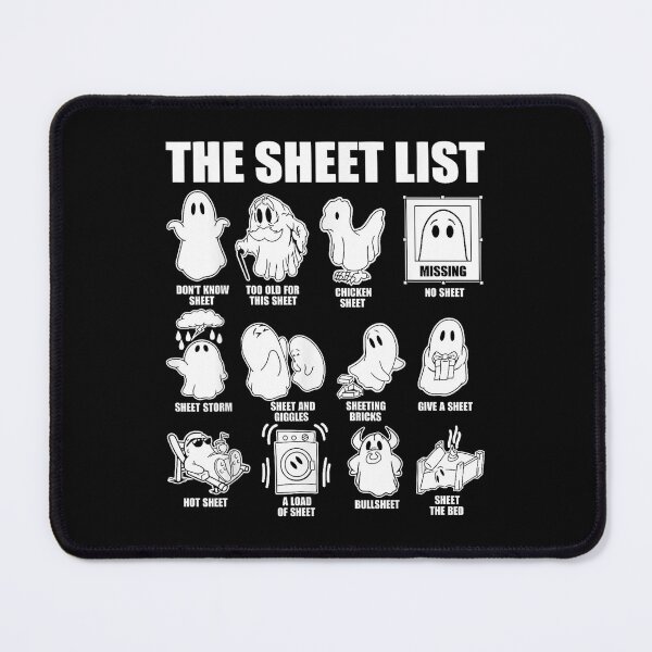 Item preview, Halloween funny shirt Boo Sheet Halloween the sheet list  designed and sold by Taniyah Gomes.