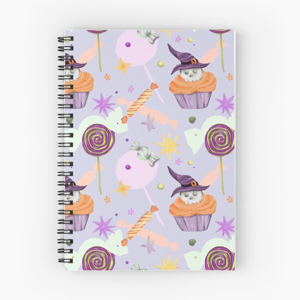 Item preview, Spooky Halloween Candy and Cupcake Pattern designed and sold by Sagi Jane Art.