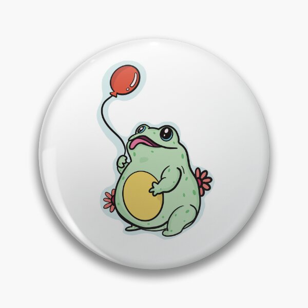 Item preview, Balloon frog cute cartoon  designed and sold by Crystalseahorse.