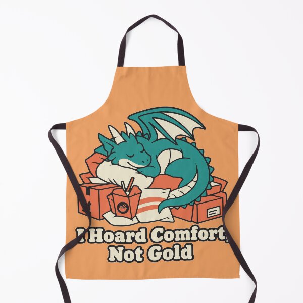 Item preview, I Hoard Comfort Not Gold Cozy Dragon designed and sold by KungPowUnicorn.