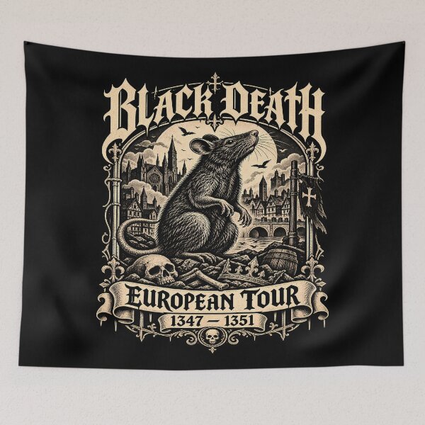 Item preview, Black Death European Tour Woodcut designed and sold by nasr-say.