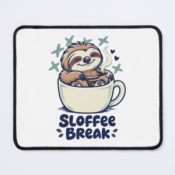 Item preview, Sloffee Break Cute Sloth Coffee Lover designed and sold by ShirtWreck.