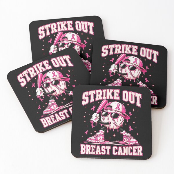Item preview, Strike Out Breast Cancer Baseball Drip for Boys Youth designed and sold by ArtByimamS.