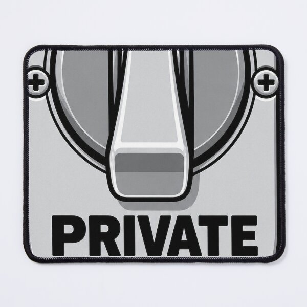 Item preview, Private Mode | Toggle Switch Typography T-Shirt Design designed and sold by rigelcreation.