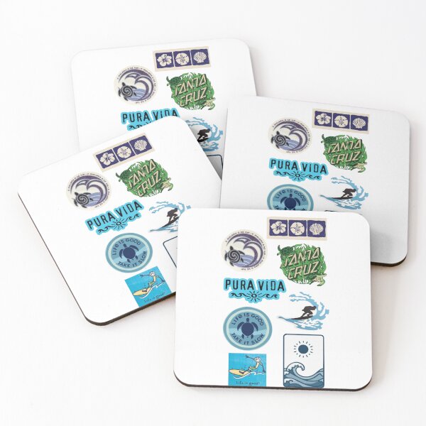 Item preview, Cool summer surfer sticker pack designed and sold by bellasaint.