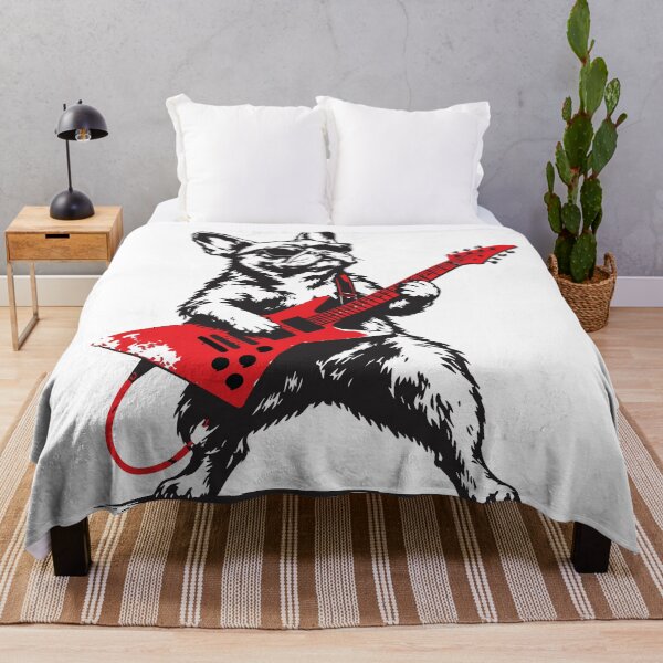 Item preview, Rocker French Bulldog Playing Electric Guitar designed and sold by BrownHorse90s.