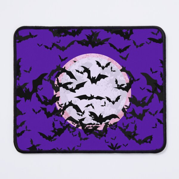 Item preview, Bats with moon background designed and sold by FeralCatDad.