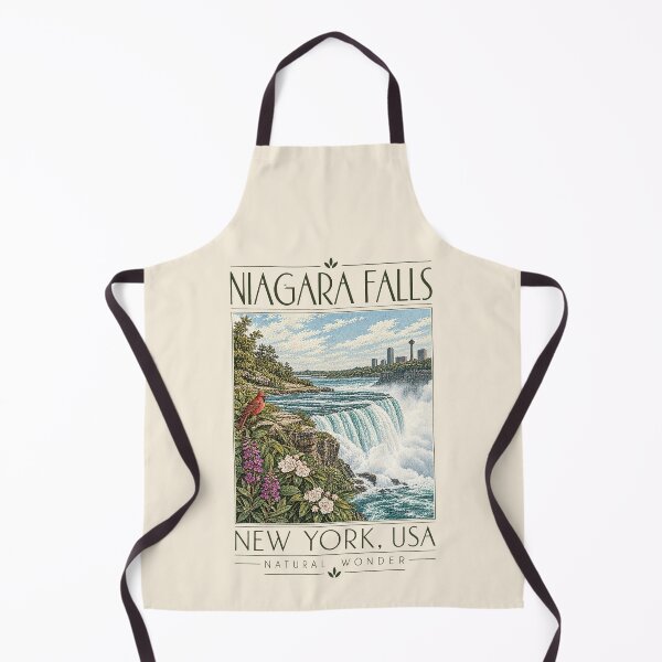 Item preview, Niagara Falls, New York, USA [Vintage Illustration] designed and sold by elektronen.