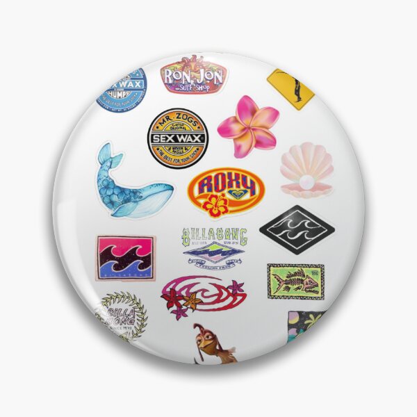 Item preview, Colorful surfer Summer Beach Sticker Pack designed and sold by bellasaint.