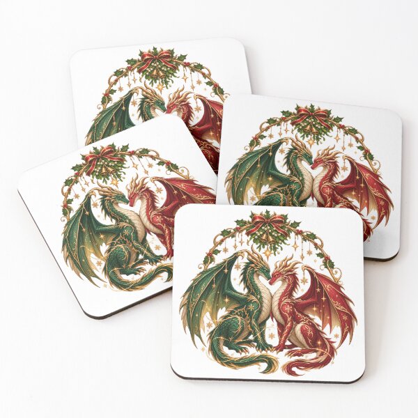 Item preview, Dragon Under the Mistletoe Christmas designed and sold by ESSClothing.
