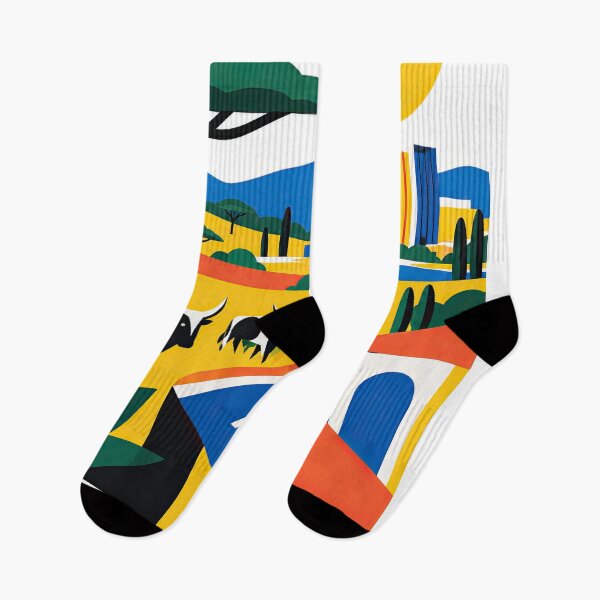 Item preview, Colorful flat illustration of a Rwandan landscape with designed and sold by ckybe.