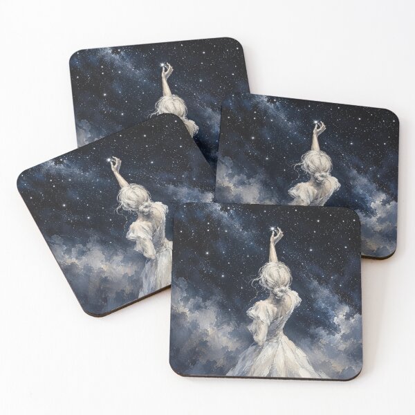 Item preview, Celestial Woman in a White Gown designed and sold by elarisstudio.