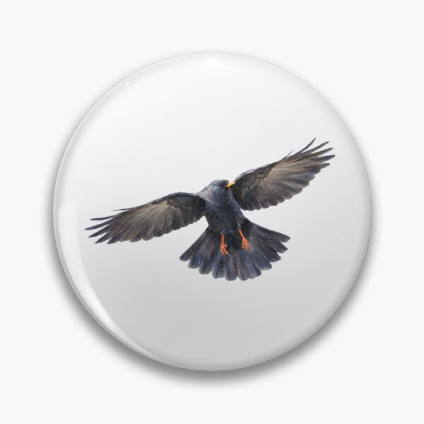 Item preview, Alpine Chough (Pyrrhocorax graculus) designed and sold by HOMETOWN86.