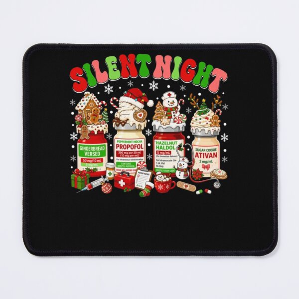 Item preview, Silent Night Christmas Nurse Anesthesia Medication Holiday Humor designed and sold by ghanagjkiyf.