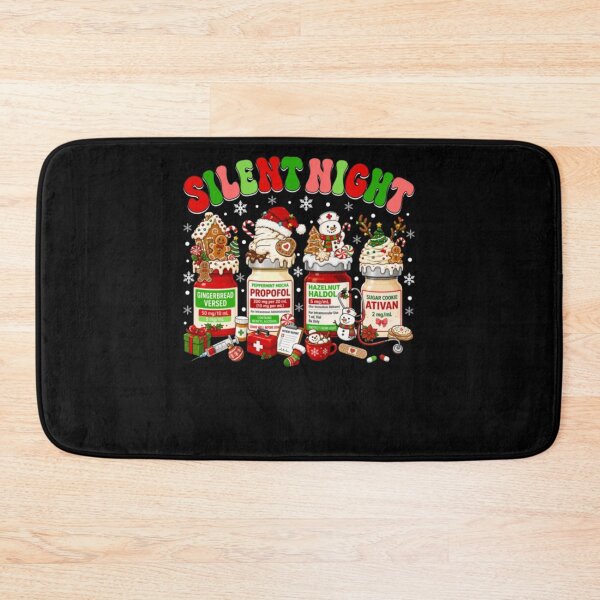 Item preview, Silent Night Christmas Nurse Anesthesia Medication Holiday Humor designed and sold by ghanagjkiyf.