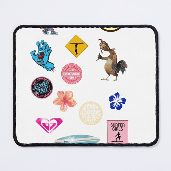 Item preview, Surfer Summer Beach Sticker Pack designed and sold by bellasaint.