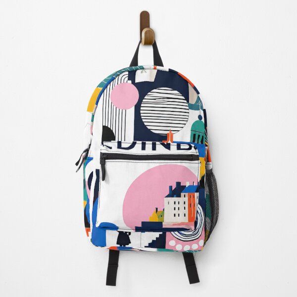 Item preview, Colorful geometric illustration of Edinburgh, Scotland, featurin designed and sold by ckybe.