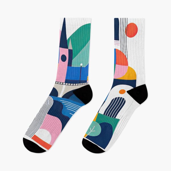 Item preview, Colorful geometric illustration of Inverness, Scotland featuring designed and sold by ckybe.