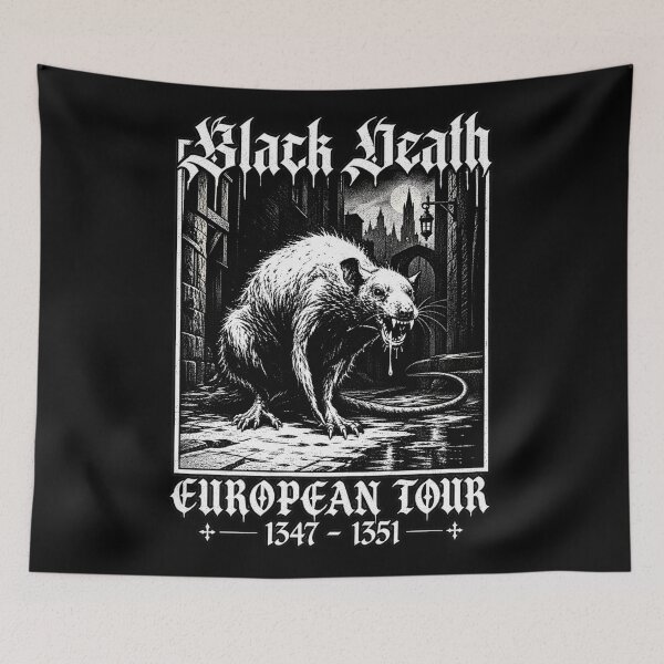 Item preview, Black Death Vintage 90s Retro Medieval Rat designed and sold by nasr-say.