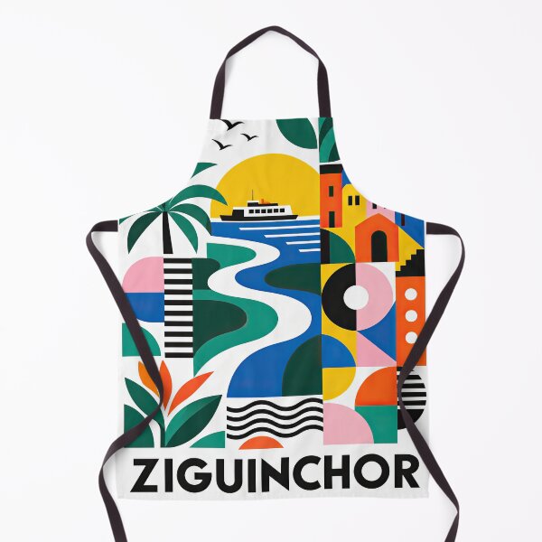 Item preview, Colorful geometric travel poster featuring a tropical coastal designed and sold by ckybe.