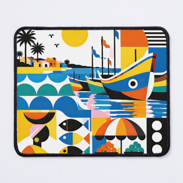 Item preview, Colorful geometric Senegal travel poster featuring a traditional designed and sold by ckybe.